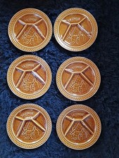 6 ASSIETTES A FONDUE EN