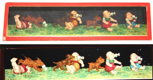 Ancienne plaque verre - , magic