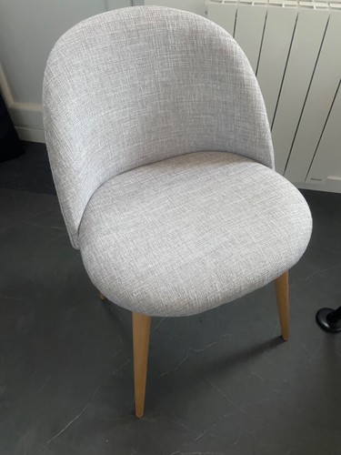 Chaise beige chiné - , du