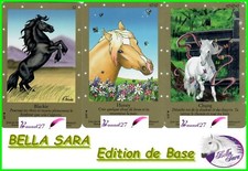 CARTE CARD Cheval Horse " BELLA SARA " EDITION DE BASE  N° AUX CHOIX 