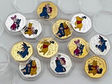 Disney - Winnie L'Ourson et Amis Commémorative 50p en Forme De Pièces Collection