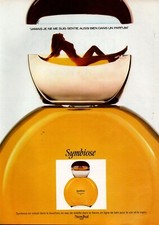 Publicité papier Parfum. Perfume ad. STENDHAL Symbiose 1981