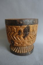 Ancien mortier ethnique en