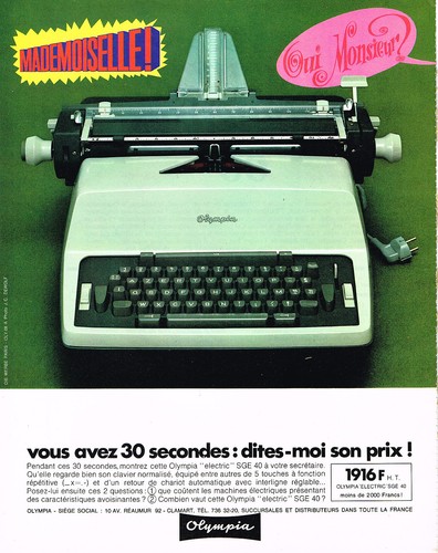 Publicite advertising 1967 - publicite,