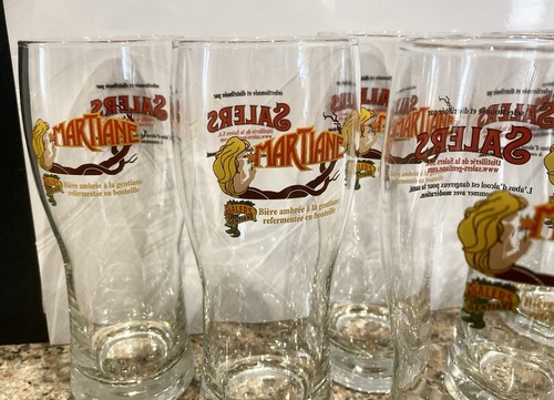 Lot verres bière salers - lot,