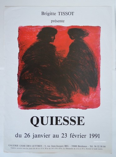 Quiesse affiche exposition par - quiesse,