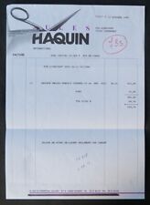 Billhead Facture CISEAUX JULES HAQUIN Nogent scissor illustrée 117