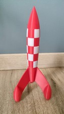 Fusée tintin 25cm objectif - fusée,