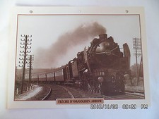 CARTE FICHE TRAIN FLECHE D'OR / GOLDEN ARROW
