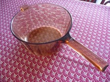 Casserole Ronde en verre fumé