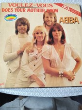 STAR  ACADEMY    ABBA MAXI 45T  DE 1979  "VOULEZ VOUS " VINYLE ROUGE "