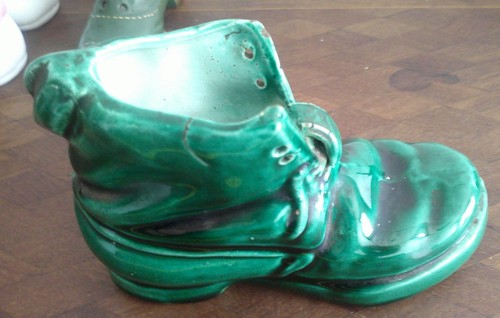 Chaussure godillot faïence - chaussure,