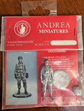 ANDREA Miniatures S5F20 Fallschirmjager Para Allemand 1943 - Kit 54 mm A peindre
