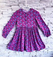 DPAM - ROBE FILLE STYLE PATINEUSE MOTIF FLEURS & TEINTES LUMINEUSES 8A