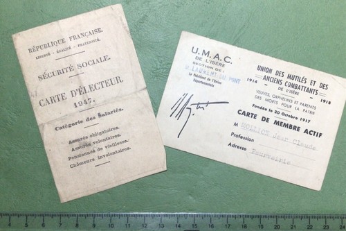 Lot carte umac mutiles - umac, anciens