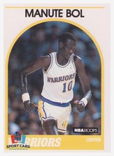 1989-90 NBA Hoops #75 Manute Bol / Golden State Warriors