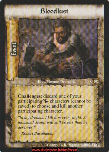 Bloodlust 102 westeros - bloodlust, #102