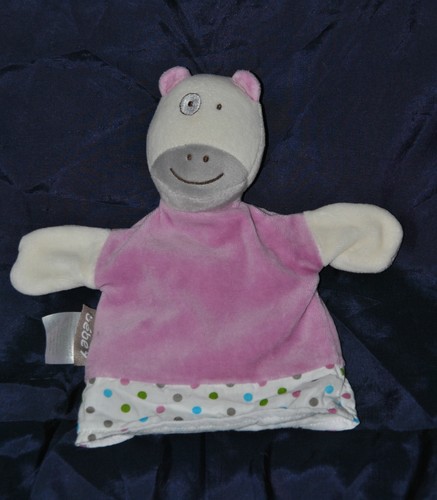 Doudou marionnette vache bebe - vache,
