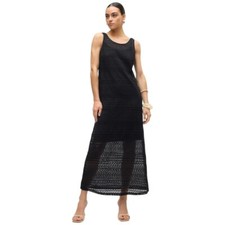 Vero Moda Robe Longue Noire En Dentelle Art. HONEY LACE 10309293
