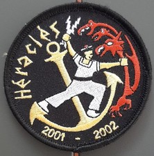 Insigne Patch AERONAVALE MISSION HERACLES PORTE AVIONS CHARLES DE GAULLE 2001/02