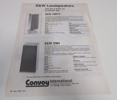 Loudspeakers print - b&w,