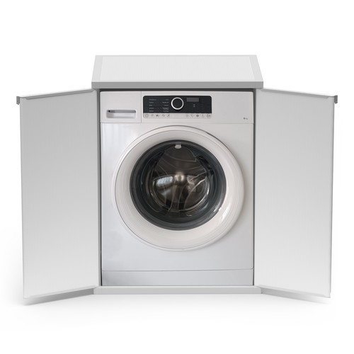 Meuble couvre machine laver - couvre,