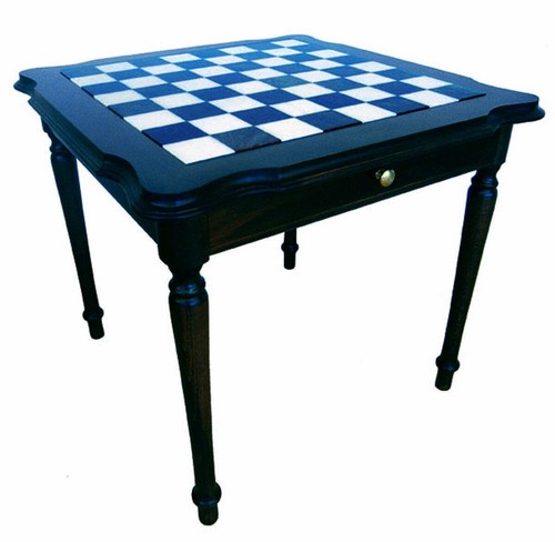 Italfama table échecs noire - table,
