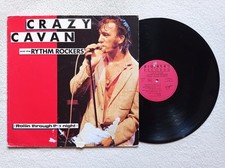 LP 33T CRAZY CAVAN "Rollin Through The Night" BIG BEAT 70312 FRANCE 1985 VG+ °