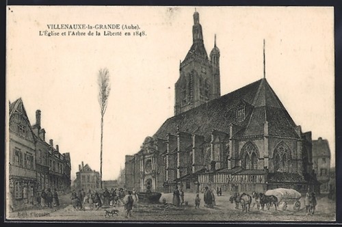 Cpa villenauxe grande - cpa, villenauxe-la-grande