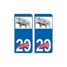 Sanglier numero au choix logo