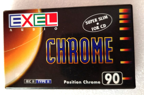 Exel chrome k7 audio - 90,
