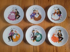 6 ASSIETTES A DESSERT CRÊPES