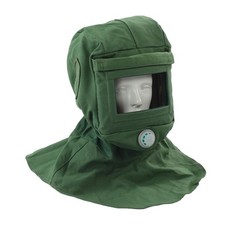 Coiffe de sablage Verre