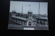 Photo presse tirage argentique ancien: Radio Espagne antenne station de Madrid