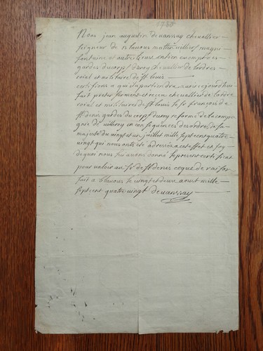 Lettre nomination ordre - lettre, de
