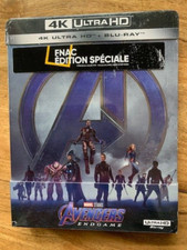Avengers Endgame FNAC Steelbook blu-ray 4K ultra HD + livre neuf sous blister