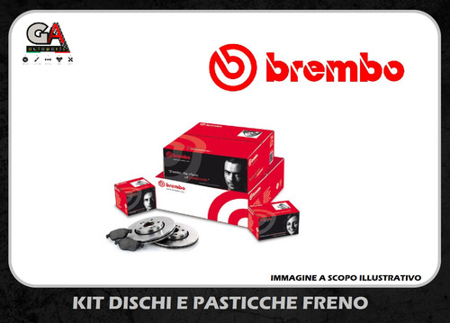 Kit disques frein brembo - disques,