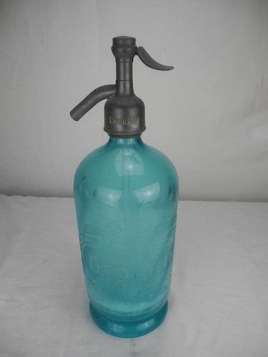 Ancienne bouteille siphon eau - bouteille,