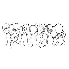 TAMPONS TRANSPARENTS BALLONS MARIANNE DESIGN 14x5,5cm 1605