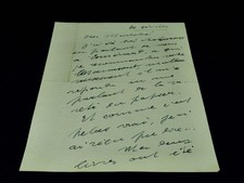 Roland DORGELES - lettre