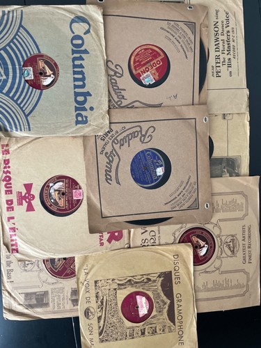 Disques gramophone columbia - gramophone,
