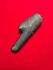 Ancien étui pour tête de pipe du XIXᵉ siècle – Cuir, intérieur velours et satin