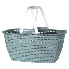 Panier à Linge Panier à Provisions Portable Boîte à Linge Bac à Linge Poignée...