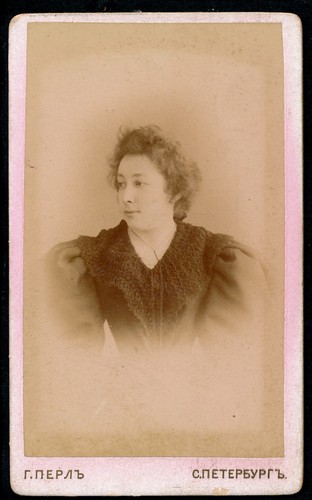 Cdv 1890 femme russe - cdv,