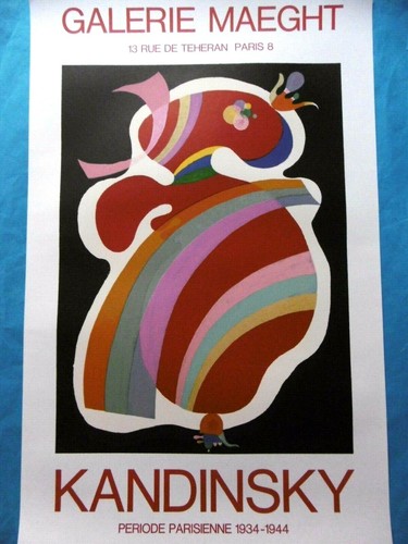 Kandinsky affiche originale - kandinsky,