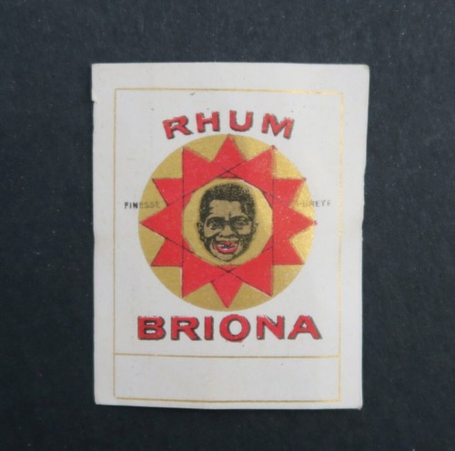 étiquette rhum briona - Étiquette,