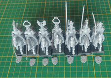 Warhammer Old world  : Chevaliers du royaume x 7 -  Bretonnia / Bretonnie