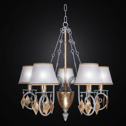 Lustre classique fer forgé - lustre,