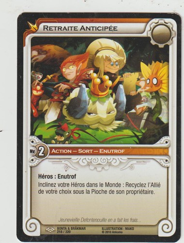 Carte wakfu tcg retraite - tcg,