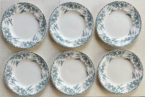 Assiettes plates faience - assiettes,